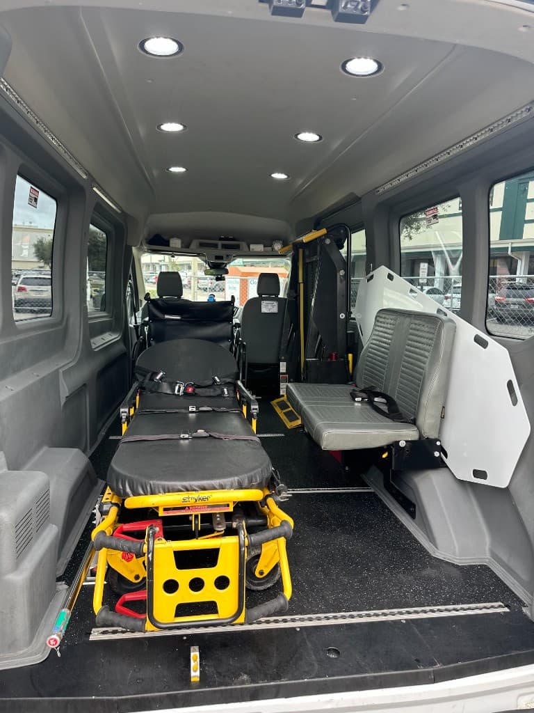 Non-emergency stretcher transport